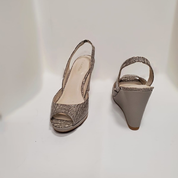 Snake skin wedges Heels - Picture 1 of 3